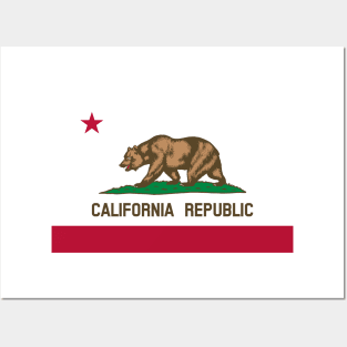 California State Flag Posters and Art